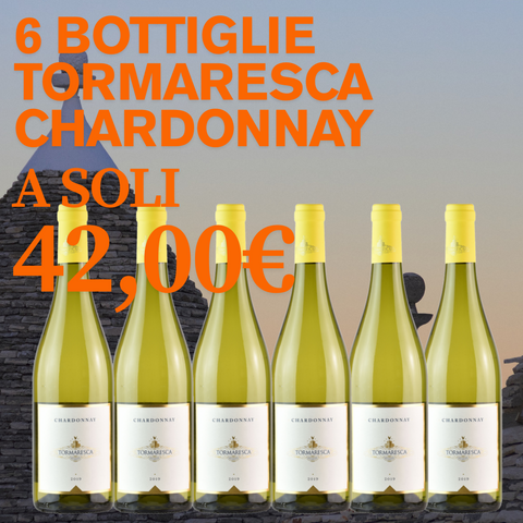 Box 6 bottiglie Tormaresca Chardonnay