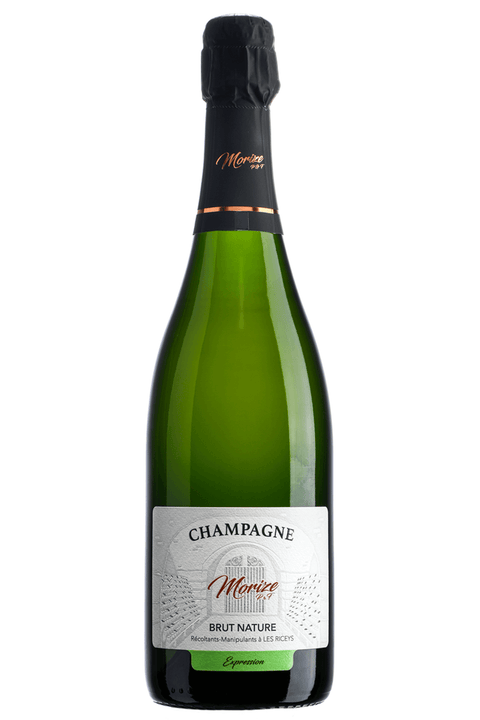 vino francese Champagne Expression Brut Nature - Champagne Morize Pére & Fils. Ottimo per aperitivi, in abbinamento a frutti di mare e formaggi esprime il suo meglio. Premiato: 2020 Le Guide Hachette Des Vins. Trovalo online su Sparkleitaly.it