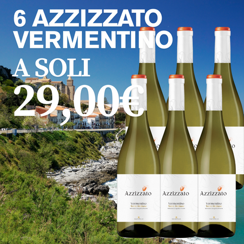 BOX 6 bottiglie di Azzizato Vermentino Terre Siciliane
