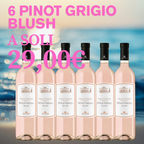 BOX 6 bottiglie Pinot Grigio Blush