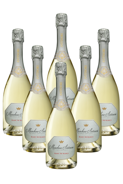 Box 6 bottiglie da 0,75l Franciacorta Blanc de Blancs Brut DOCG Antinori