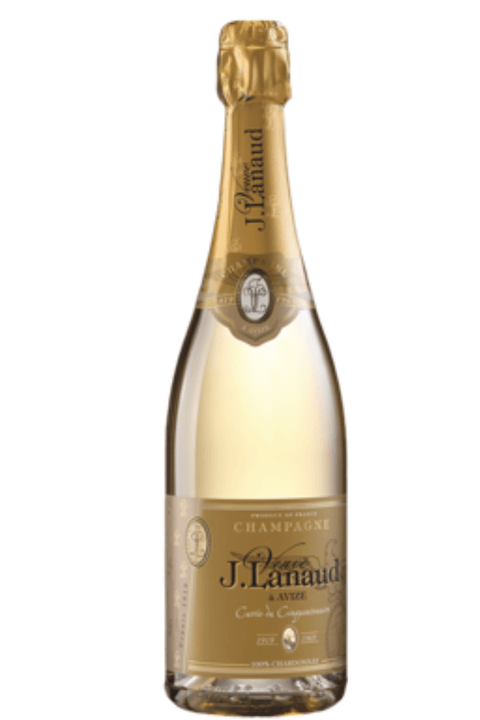 Champagne "Cuvée Du Cinquantenaire" Blanc de Blancs Brut . Profumato di frutta, gli agrumi sono dominanti. Gusto armonioso, corposo ed equilibrato, punta acida che richiama gli agrumi. Nel complesso grande morbidezza. ottimi gli abbinamenti culinari con crudi di pesce e sushi. Premi e riconoscimenti: 2018: Argento World Decanter Wine Awards 2018: Argento Concours Mondial de Bruxelles. Acquistalo online su Sparkleitaly.it