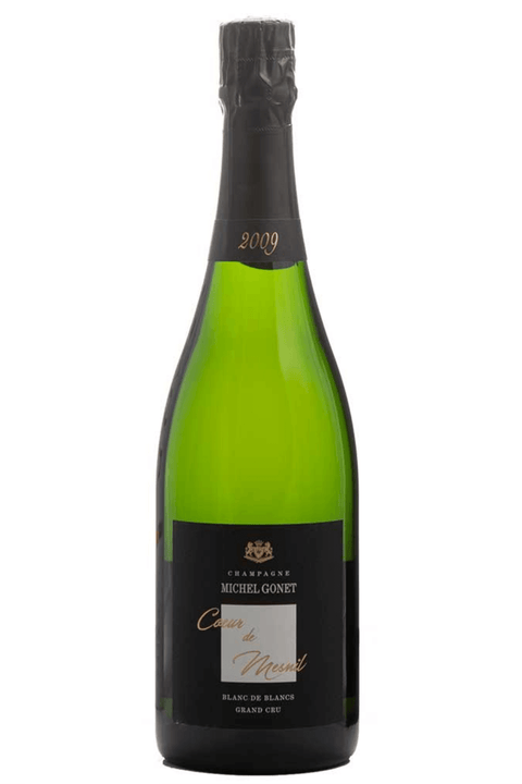 vino francese Champagne Blanc de Blanc Grand Cru Coeur de Mesnil 2010 - Michel Gonet.Perfetto per abbinamenti con pietanze di pesce, abbinato a taglieri di formaggi semi stagionati. Premiato: Bettane e Desseauve 16/20. Disponibile online su Sparkleitaly.it