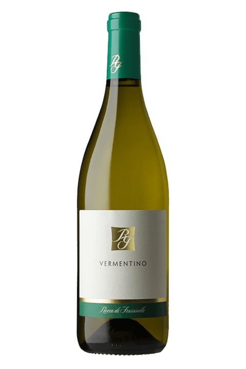 vino toscano Vermentino Maremma Toscana DOC 2022 - Rocca di Frassinello. Un bianco versatile, adatto a pesci alla griglia, crostacei, carni bianche. Premiatissimo: 92/100 James Suckling. Compralo online su Sparkleitaly.it