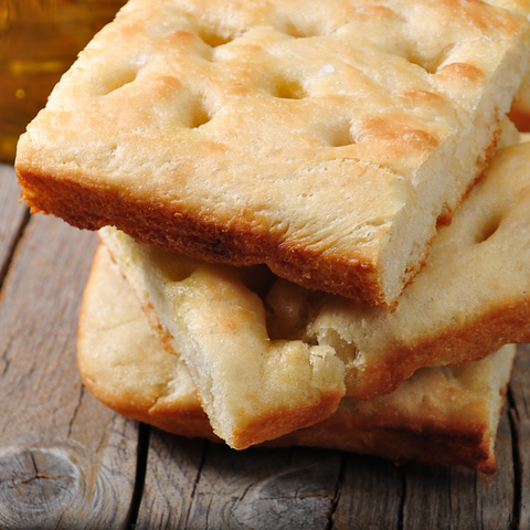 Focaccia Ligure & vino: croccante, salata, irresistibile