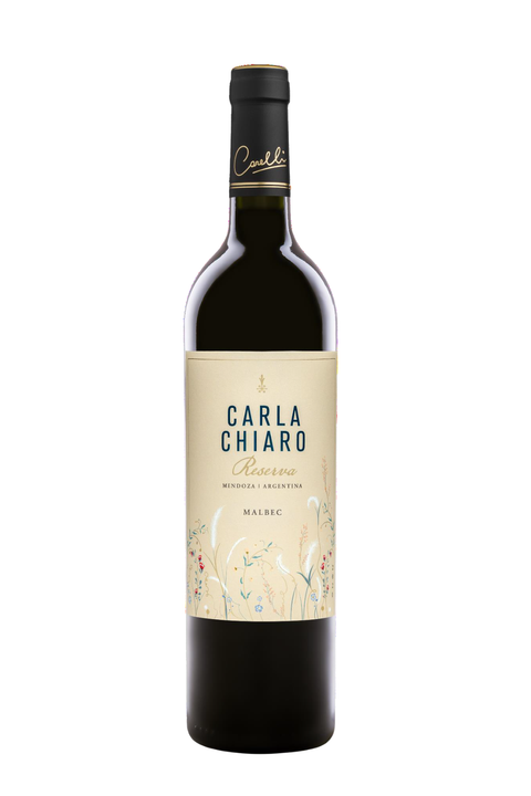 “Carla Chiaro” Malbec Mendoza Reserva IG 2022 Bodega & Vinedos Santos J.Carelli