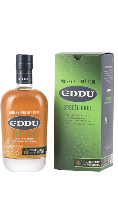 Whisky Eddu Brocèliande Distillerie des Menhirs Astucciato