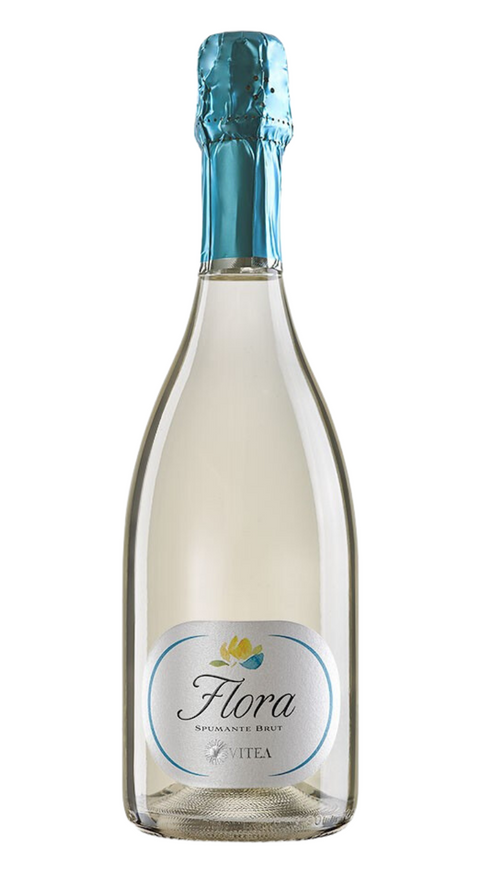 Flora Sparkling Wine Brut Charmat Method Cantine Vitea