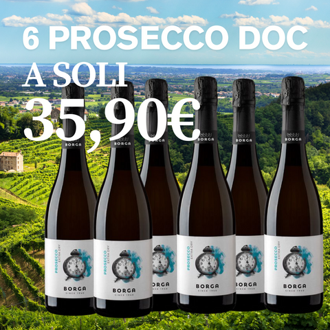 BOX 6 bottiglie di Prosecco DOC