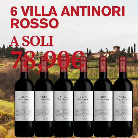 BOX 6 Bottiglie Villa Antinori Rosso
