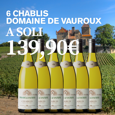 BOX 6 bottiglie Chablis Domaine de Vauroux