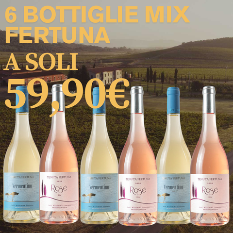 BOX Vermentino & Rosè Fertuna 6 bottiglie da 0,75L