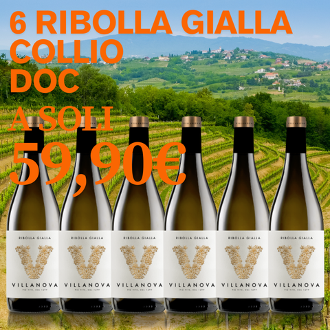 BOX Ribolla Gialla Collio DOC, 6 bottiglie da 0,75l