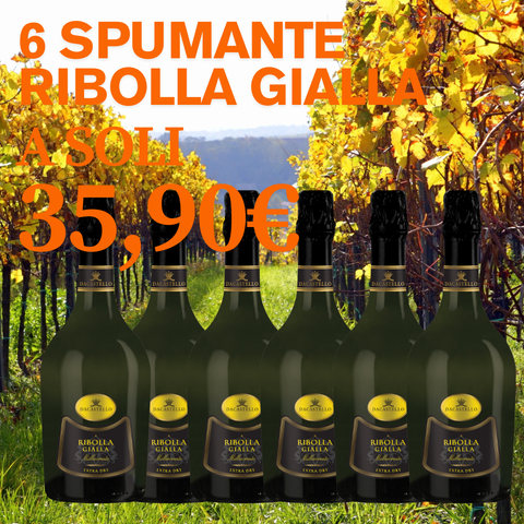 BOX Spumante Ribolla Gialla, 6 bottiglie da 0,75l