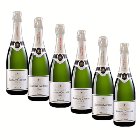 Box "Selezione Tutti i Giorni", 6 bottiglie da 0,75 di Champagne Cuvée Brut