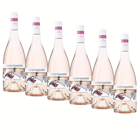 Box "Selezione Tutti i Giorni", 6 bottiglie da 0,75 di Rosé Esprit Gassier