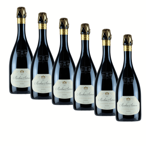 Box "Selezione Tutti i Giorni", 6 bottiglie da 0,75 di Franciacorta Contessa Maggi Brut Riserva