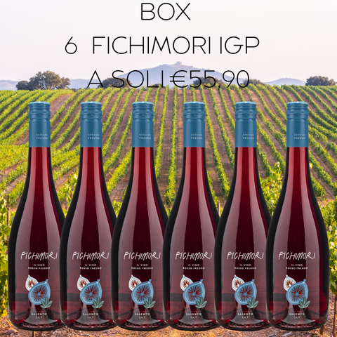 BOX Fichimori Salento IGP, 6 bottiglie da 75cl