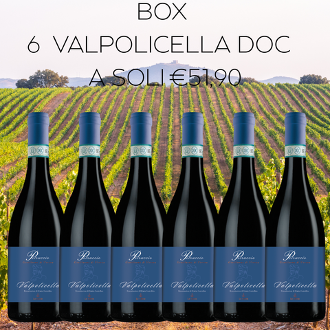 BOX Valpolicella DOC, 6 bottiglie da 75cl