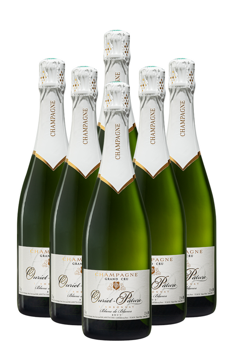 Box Champagne Blanc des Blancs Brut Maison Ouriet-Pature, 6 bottiglie da 0,75l