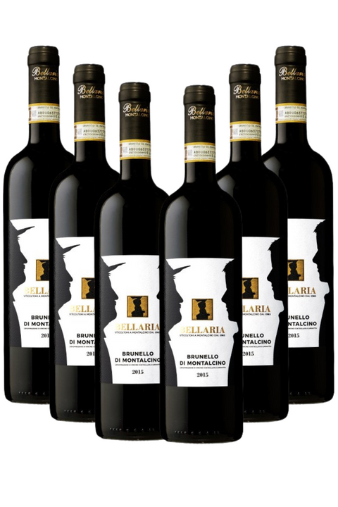 Box Brunello di Montalcino DOCG Bellaria, 6 bottiglie da 0,75l