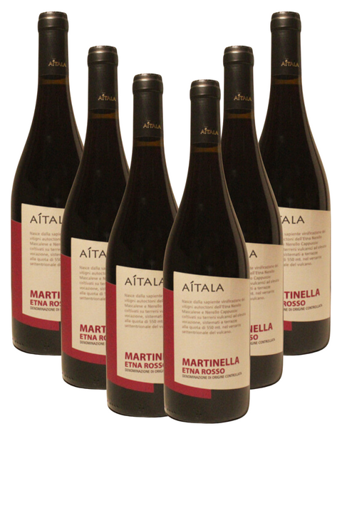 Box Etna Rosso DOC 2020 Aìtala, 6 bottiglie da 0,75l