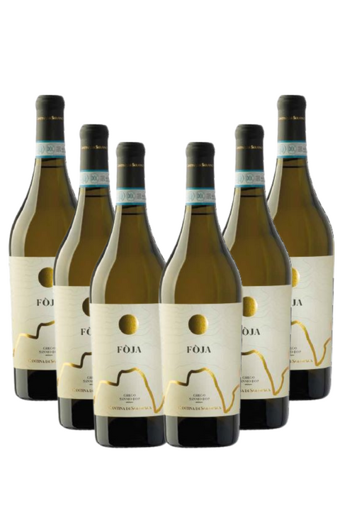 Box Fòja Greco Sannio DOP 2022 Cantina di Solopaca, 6 bottiglie da 0,75l