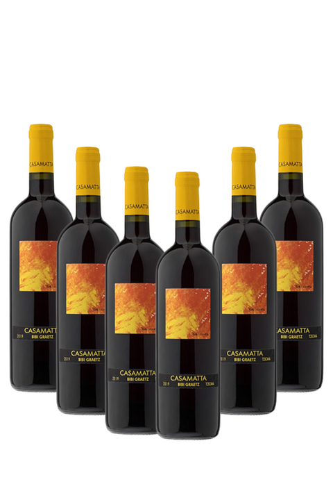 Box Casamatta Toscana Rosso IGT 2021 Bibi Graetz, 6 bottiglie da 0,75l