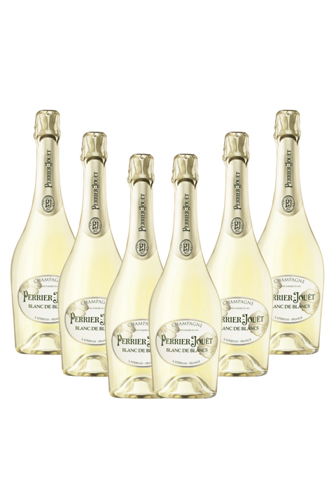 Box Champagne Brut Blanc de Blancs Perrier-Jouët, 6 bottiglie da 0,75l