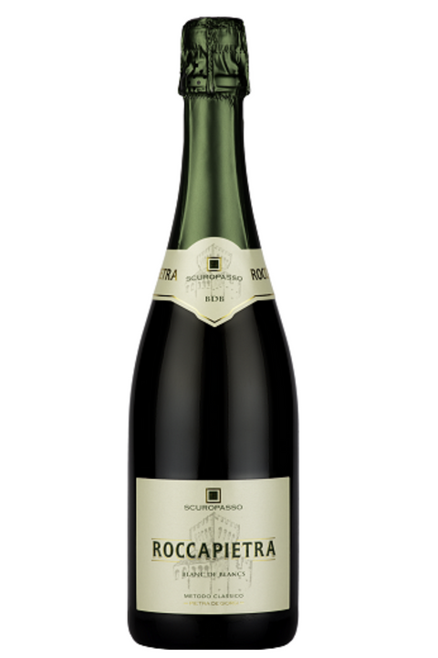 Roccapietra Blanc de Blancs Metodo Classico Extra Brut Scuropasso