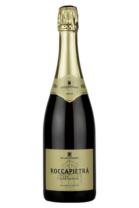 Roccapietra Blanc de Noirs Método Clásico Pinot Noir Extra Brut Scuropasso