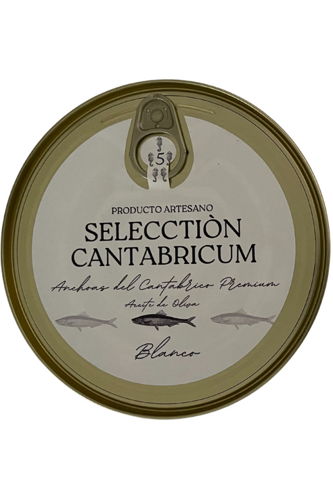 "Blanco" Cantabrian Sea Anchovies in Olive Oil - 8 fillets - Selecctiòn Cantabricum