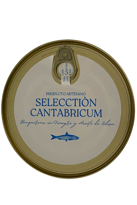 Bouquerones de Sardinas en Aceite de Oliva y Vinagre de Vino - 12 filetes - Selecctiòn Cantabricum