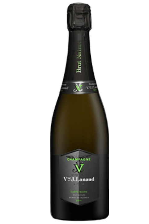 Champagne Carte Noir Blanc de Blancs Brut Nature Millésime 2012 Veuve J.Lanaud