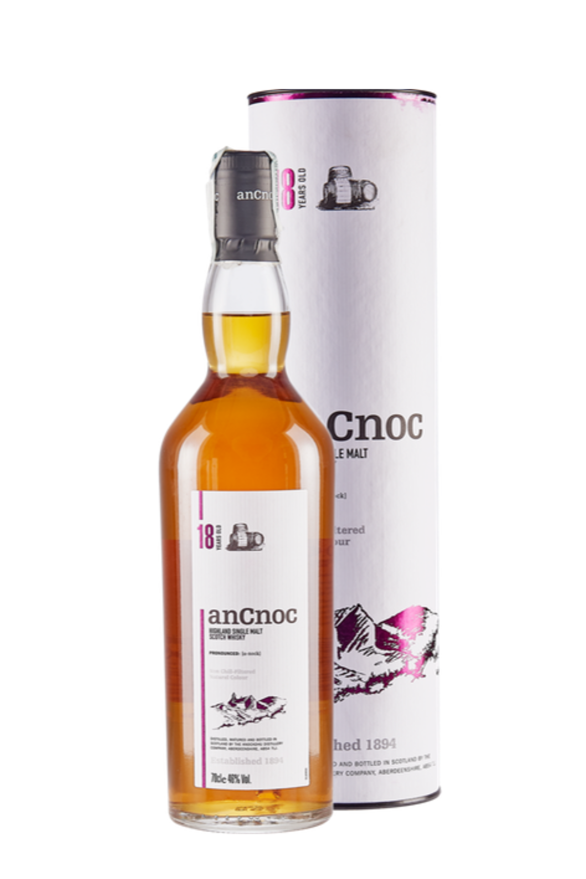Whisky Ancnoc 18YO Single Malt Astucciato - Knockdhu Distillery
