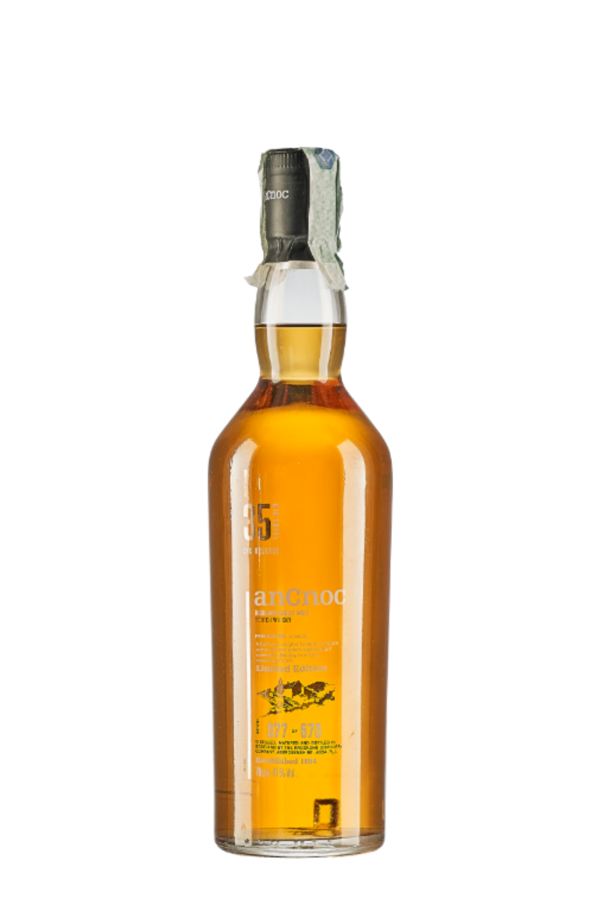 Whisky Ancnoc 35YO Single Malt Astucciato - Knockdhu Distillery