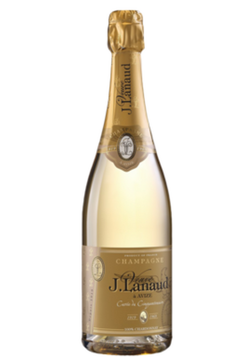 Champagne "Cuvée Du Cinquantenaire" Blanc de Blancs Brut . Profumato di frutta, gli agrumi sono dominanti. Gusto armonioso, corposo ed equilibrato, punta acida che richiama gli agrumi. Nel complesso grande morbidezza. ottimi gli abbinamenti culinari con crudi di pesce e sushi.  Premi e riconoscimenti:   2018: Argento World Decanter Wine Awards  2018: Argento Concours Mondial de Bruxelles. Acquistalo online su Sparkleitaly.it