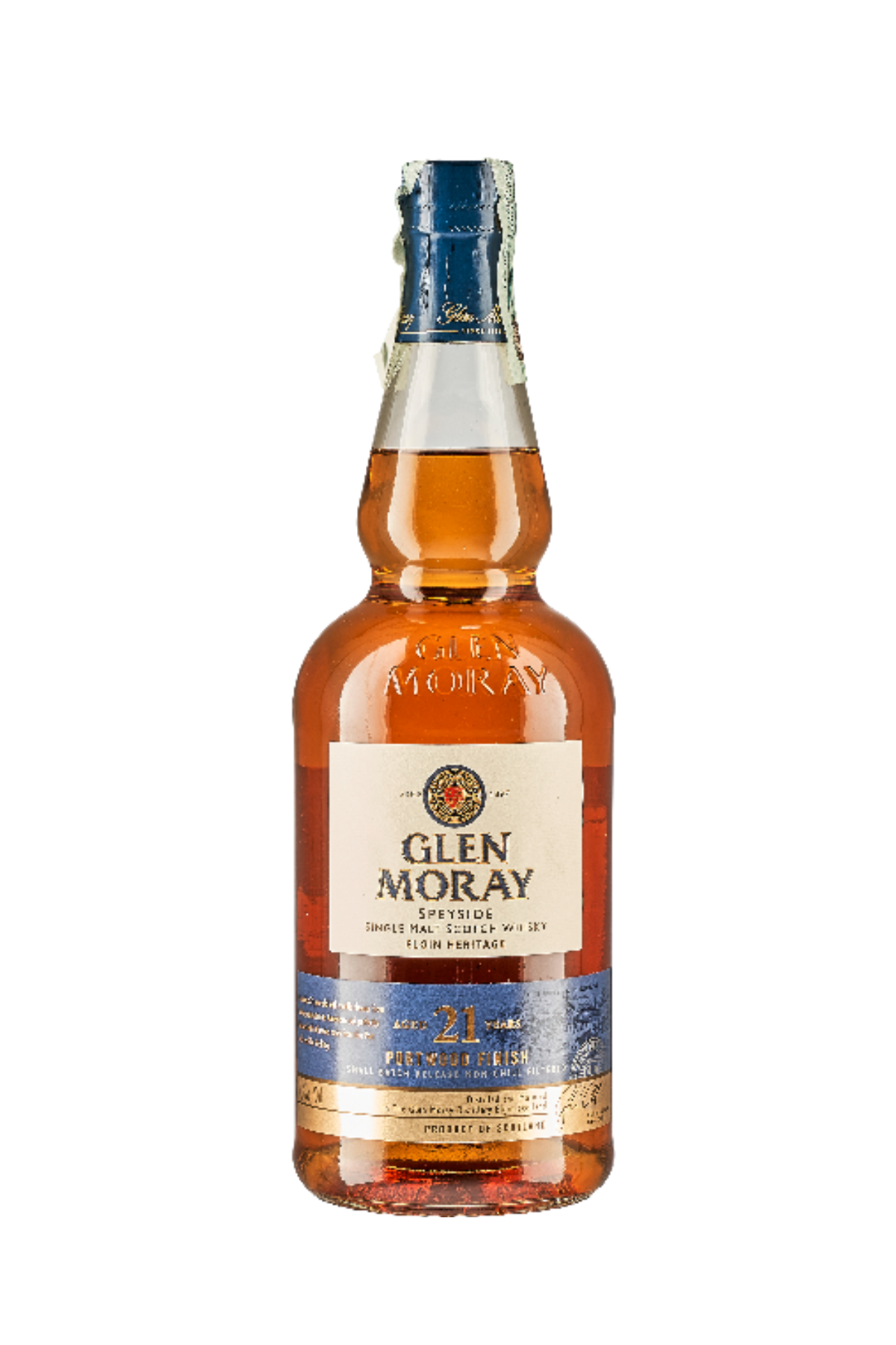 Whisky Glen Moray 21YO Single Malt Astuccio in legno