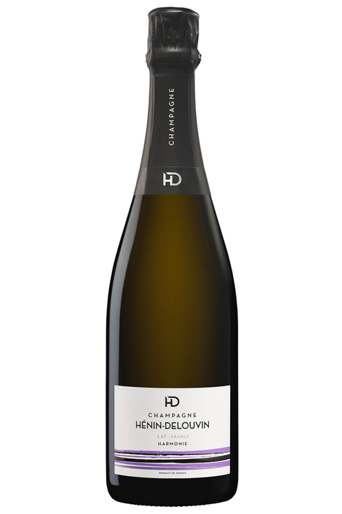 Champagne Cuvée Harmonie Brut. Perfetto per aperitivi ed antipasti di pesce.  Forte identità della maison Hénin-Delouvin e simbolo del savoir-fair, Harmonie Brut seduce in prima battuta per la sua limpidezza ed il suo naso floreale. Trovalo su Sparkleitaly.it