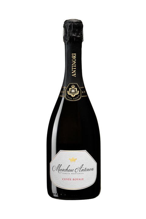 Franciacorta Brut DOCG Cuvée Royale - Tenuta Montenisa, Marchesi Antinori vino bottiglia. Perfetto per aperitivi, taglieri di formaggi, stuzzichini. disponibile online su Sparkleitaly.it 